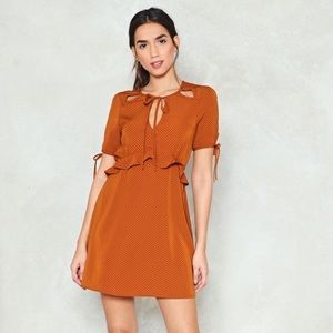 Nasty Gal Dot Dress NWT